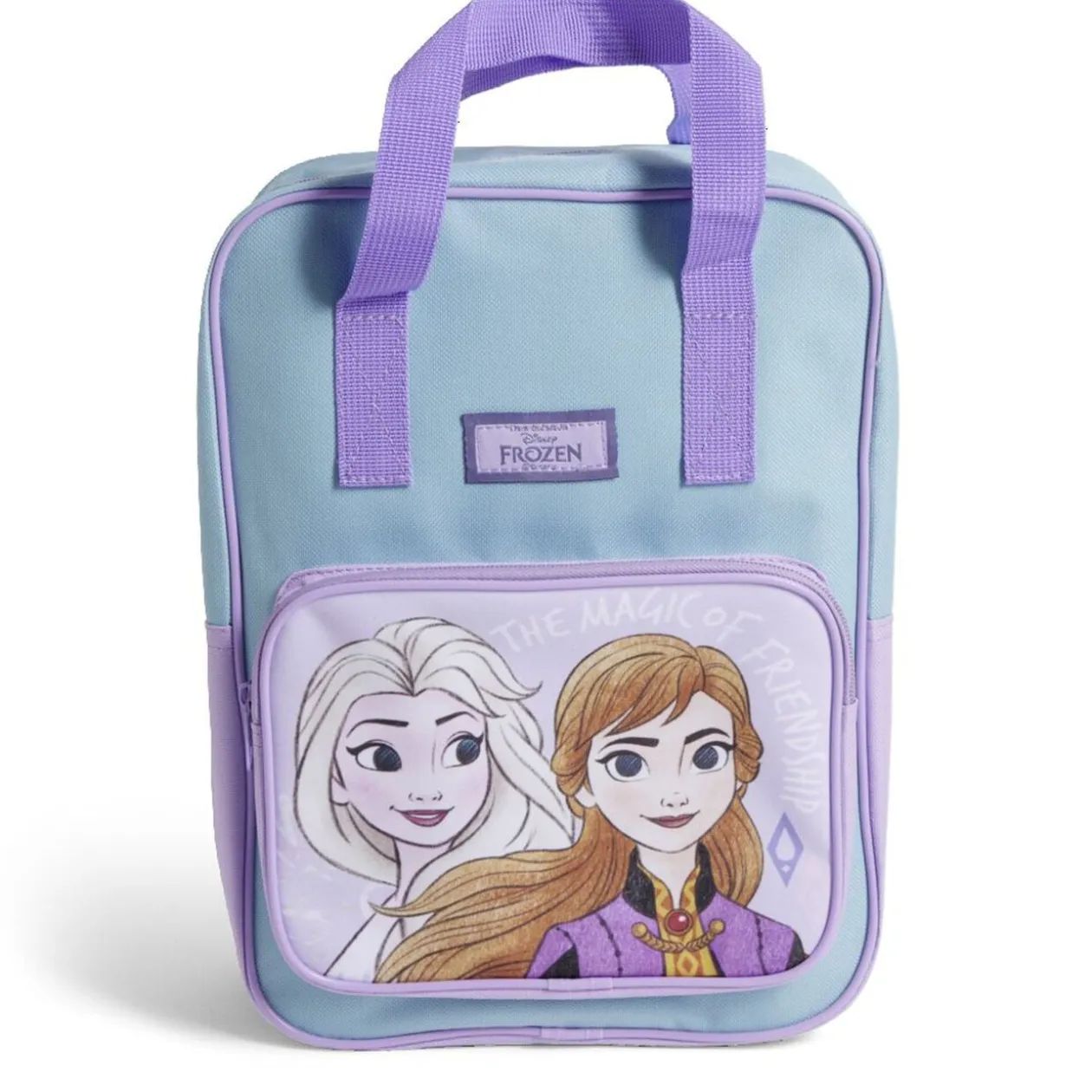 Sac à dos enfant Reine des Neiges 23x9xH31cm polyester violet