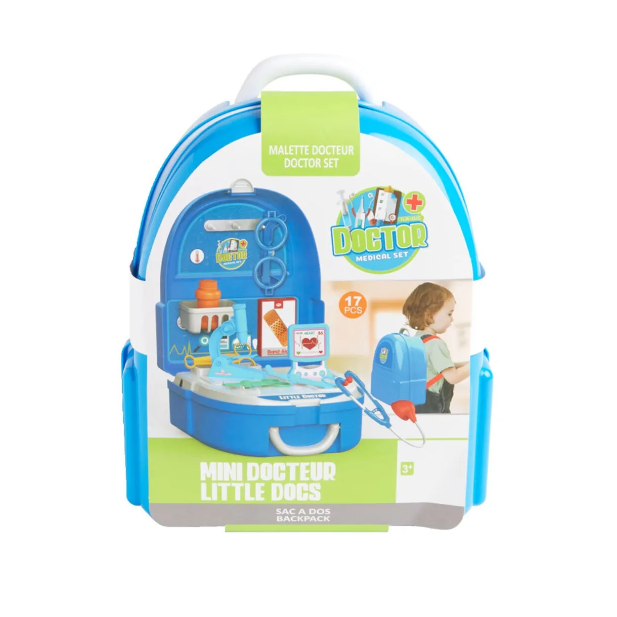 Sac à dos jouet enfant docteur 17 pièces < Gifi New
