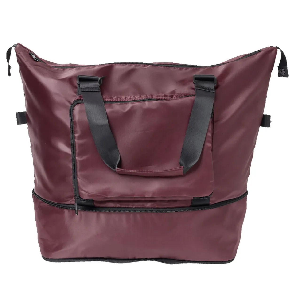 Sac à dos ou main marron bordeaux 42x22xH46cm