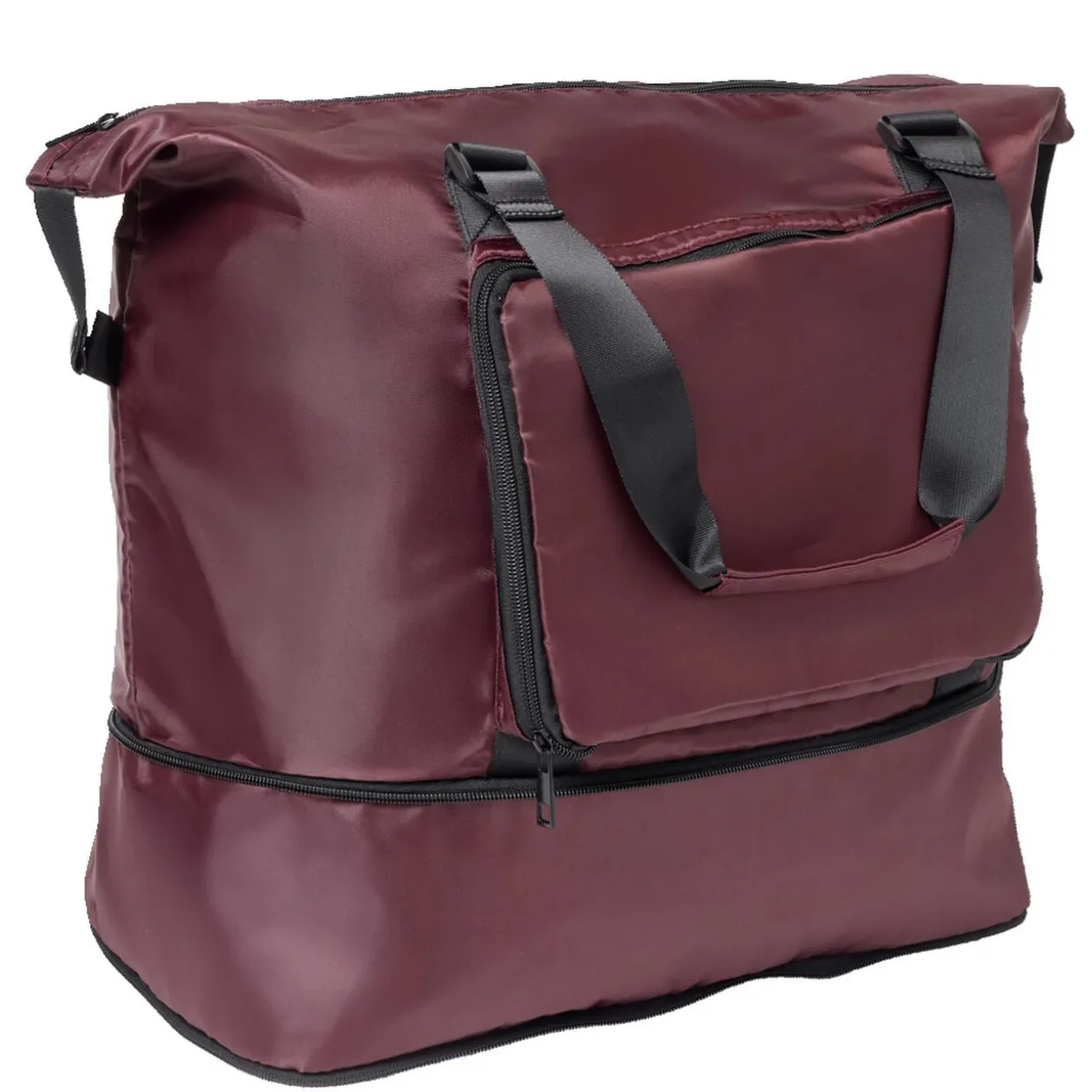 Sac à dos ou main marron bordeaux 42x22xH46cm