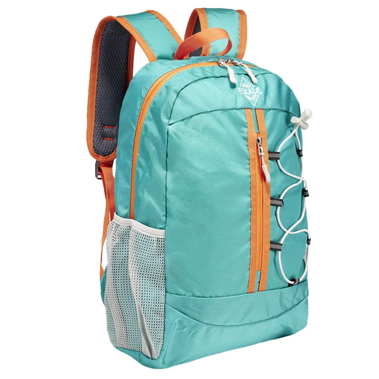 Sac à dos randonnée 20L polyester bleu et orange 27,5x12xH41cm < Gifi New