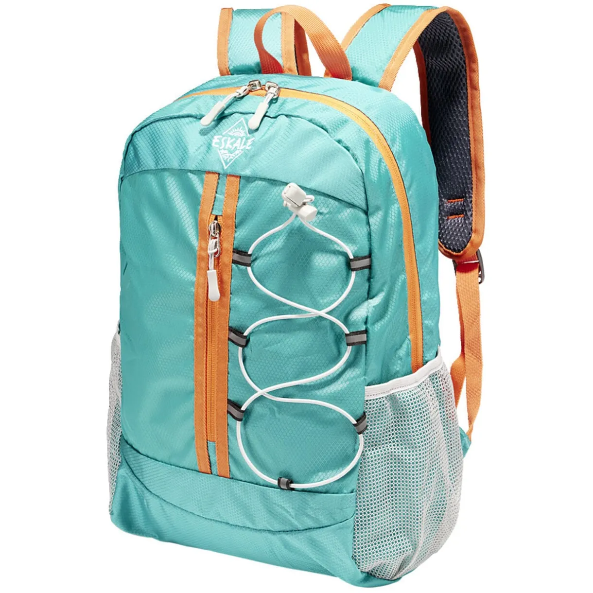 Sac à dos randonnée 20L polyester bleu et orange 27,5x12xH41cm < Gifi New
