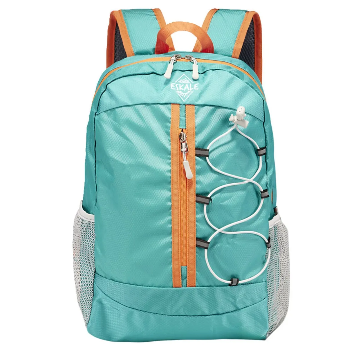 Sac à dos randonnée 20L polyester bleu et orange 27,5x12xH41cm < Gifi New