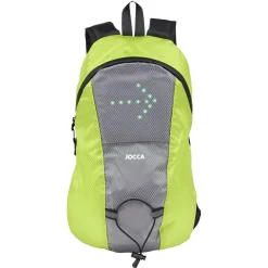 Sac à dos signalétique LED vert et gris