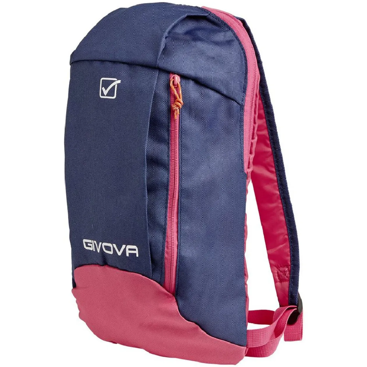 Sac à dos sport réglable bleu et rose 24x14xH41cm