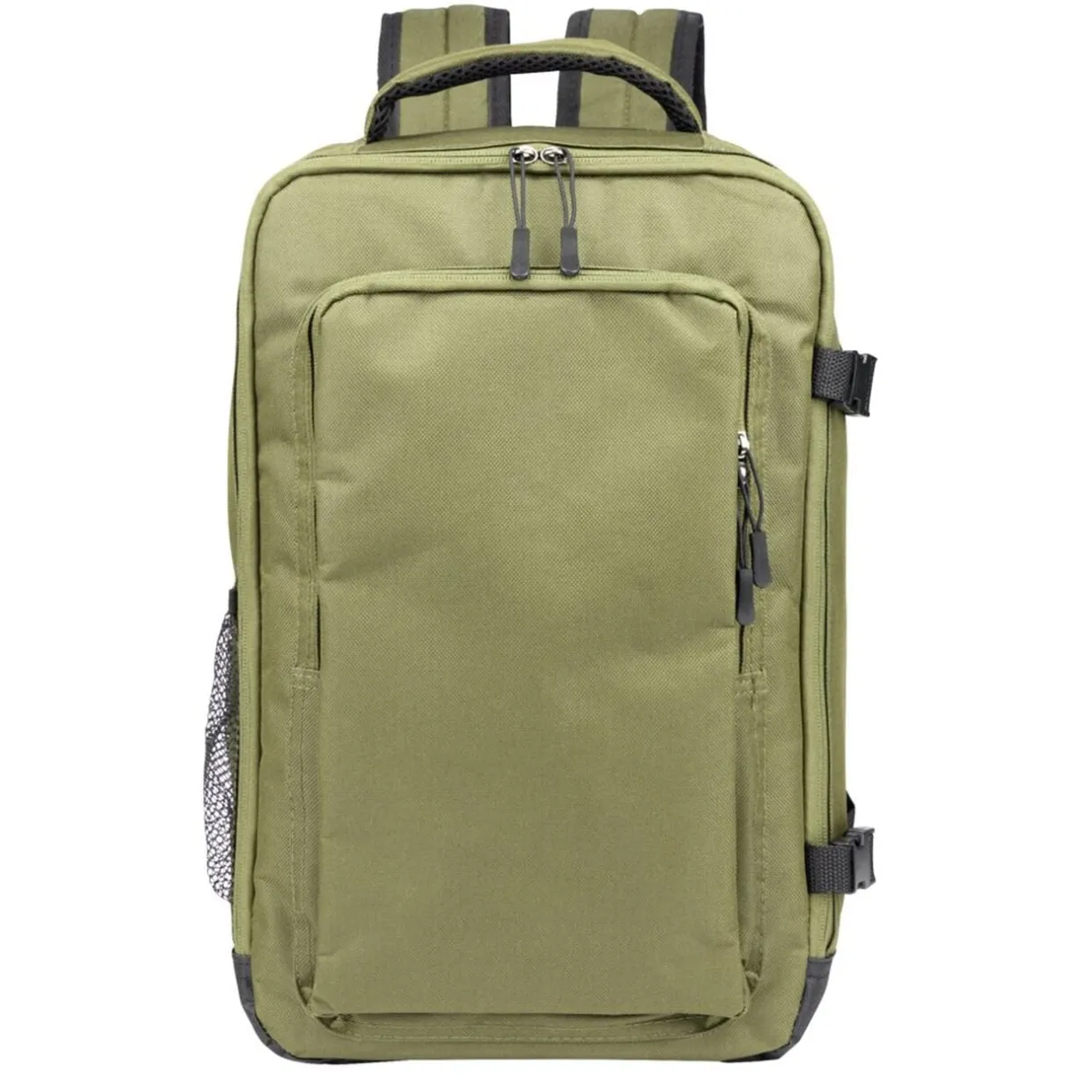 Sac à dos voyage 20L lowcost polyester vert kaki L25xP20xH40cm < Gifi Sale