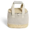 Sac fraîcheur 9L jute beige et coton marron 23x18,5x20cm < Gifi Clearance