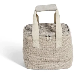 Sac fraîcheur 9L jute et coton marron 23x18,5x21cm