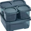 Sac fraîcheur repas 5 L avec 4 boîtes et 3 blocs de glace