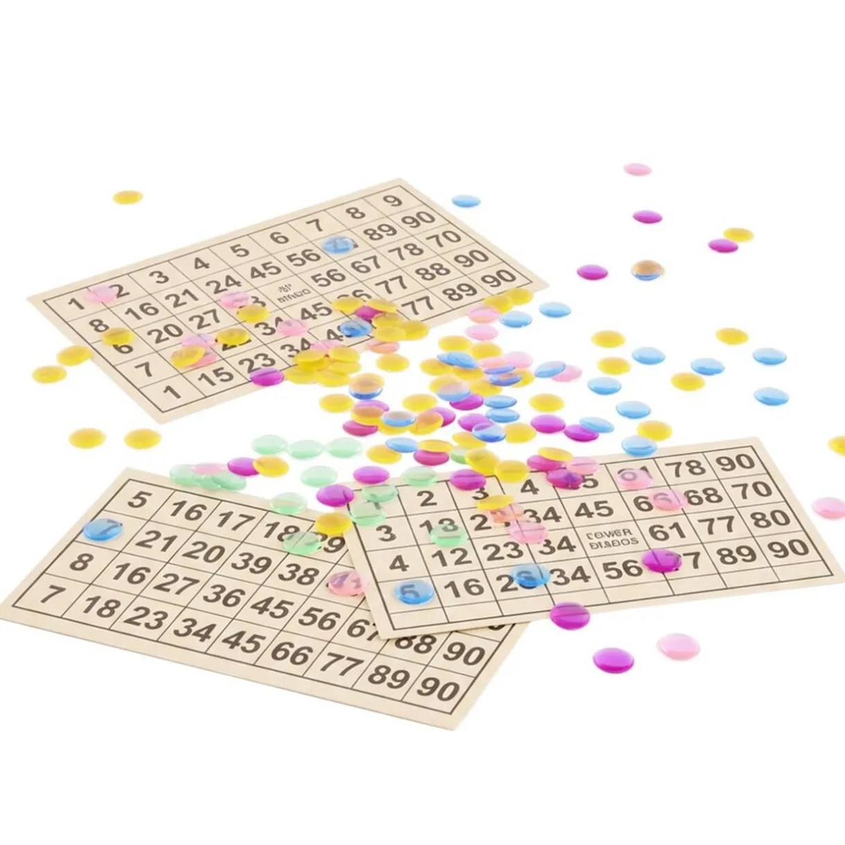 Sachet de 100 pions de loto Ø 15mm < Gifi Clearance