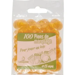 Sachet de 100 pions de loto Ø 15mm < Gifi Clearance