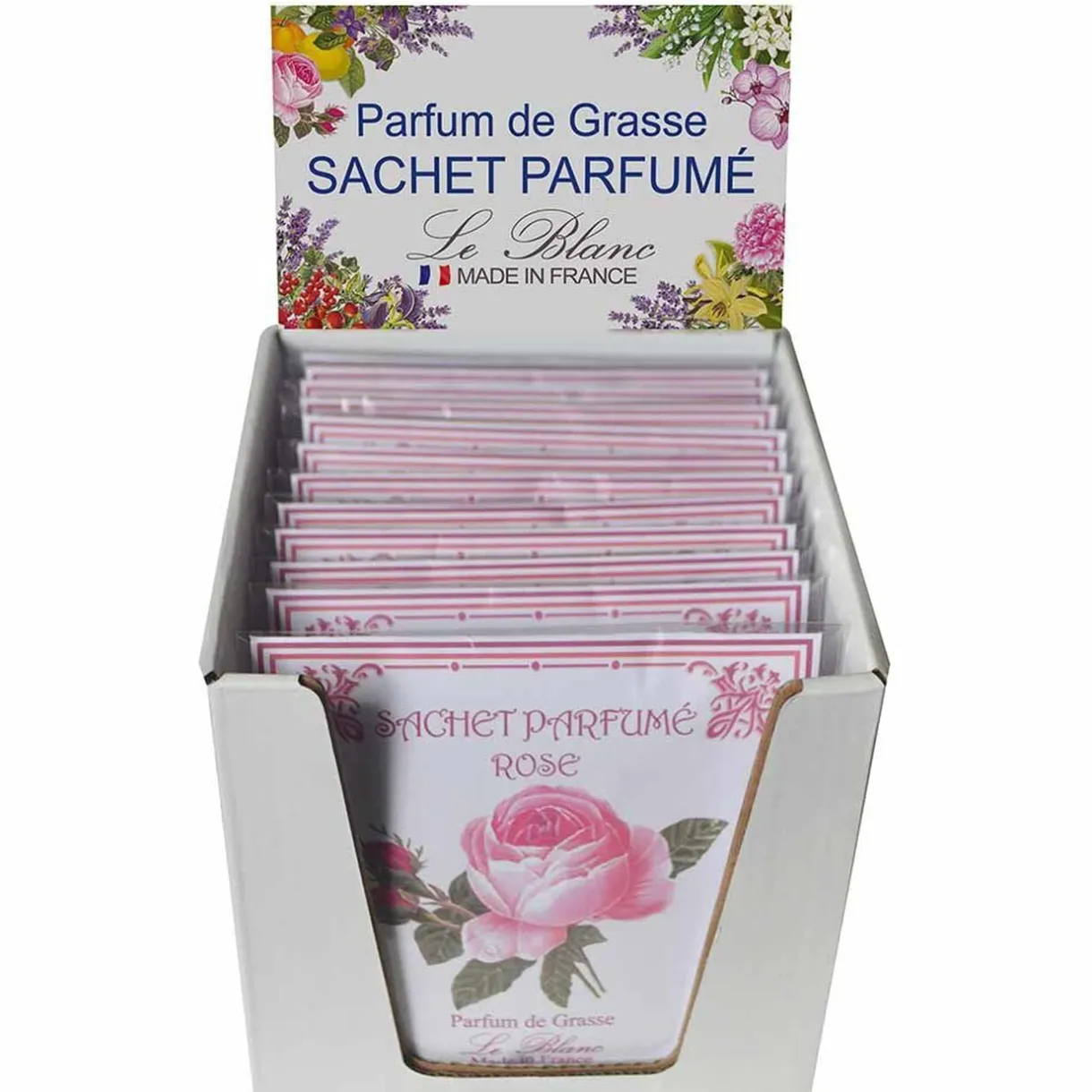 Sachet parfumé senteur rose parfum de grasse Le Blanc < Gifi Discount