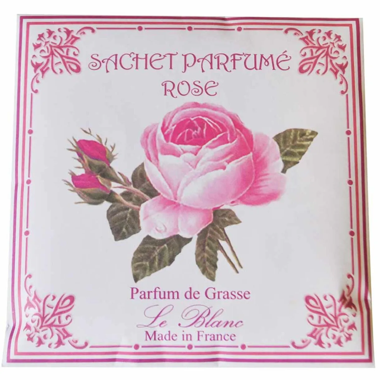 Sachet parfumé senteur rose parfum de grasse Le Blanc < Gifi Discount