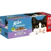 Sachet pour chat 44x 85gr Felix Original Mix Box 4 saveurs en gelée