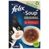 Sachet pour chat 6x 48gr Felix Soup Farm Original 3 saveurs < Gifi Hot