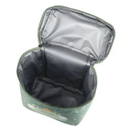 Sac isotherme enfant 5L polyester vert motif grenouille 23x12xH19cm