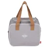 Sac isotherme fraîcheur 5,7L gris-beige 21x12xH15cm