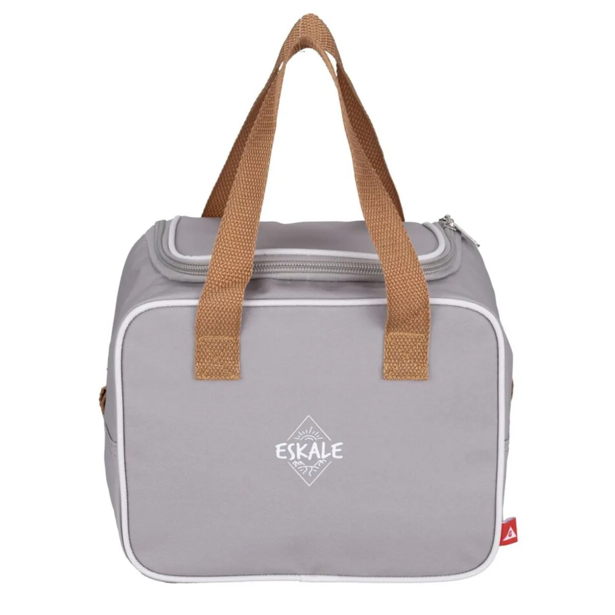 Sac isotherme fraîcheur 5,7L gris-beige 21x12xH15cm