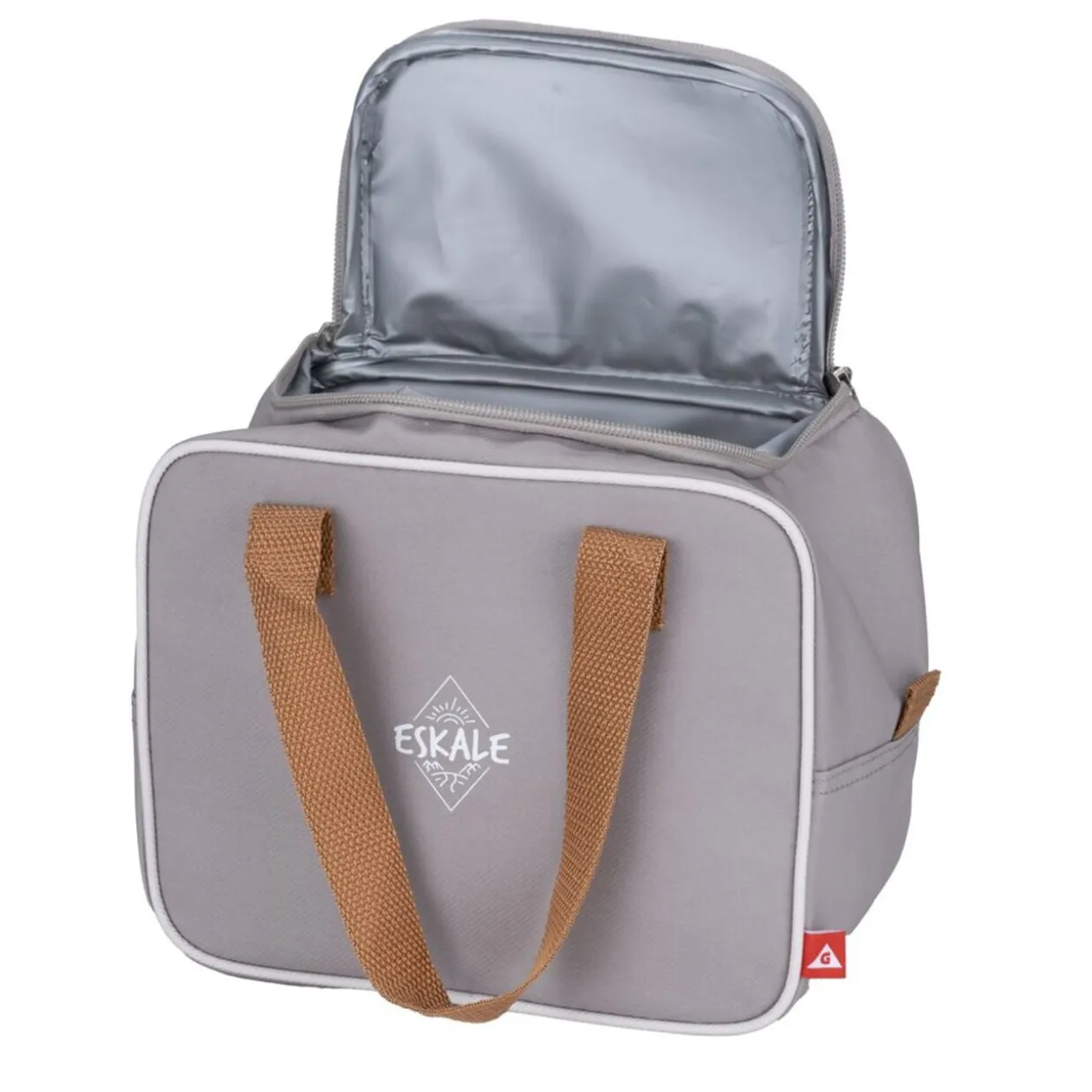 Sac isotherme fraîcheur 5,7L gris-beige 21x12xH15cm