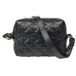 Sac à main bandoulière simili aspect capitonné 16x5,5xH11cm (3 modèles)