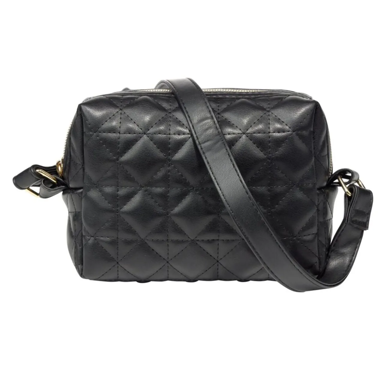 Sac à main bandoulière simili aspect capitonné 16x5,5xH11cm (3 modèles)