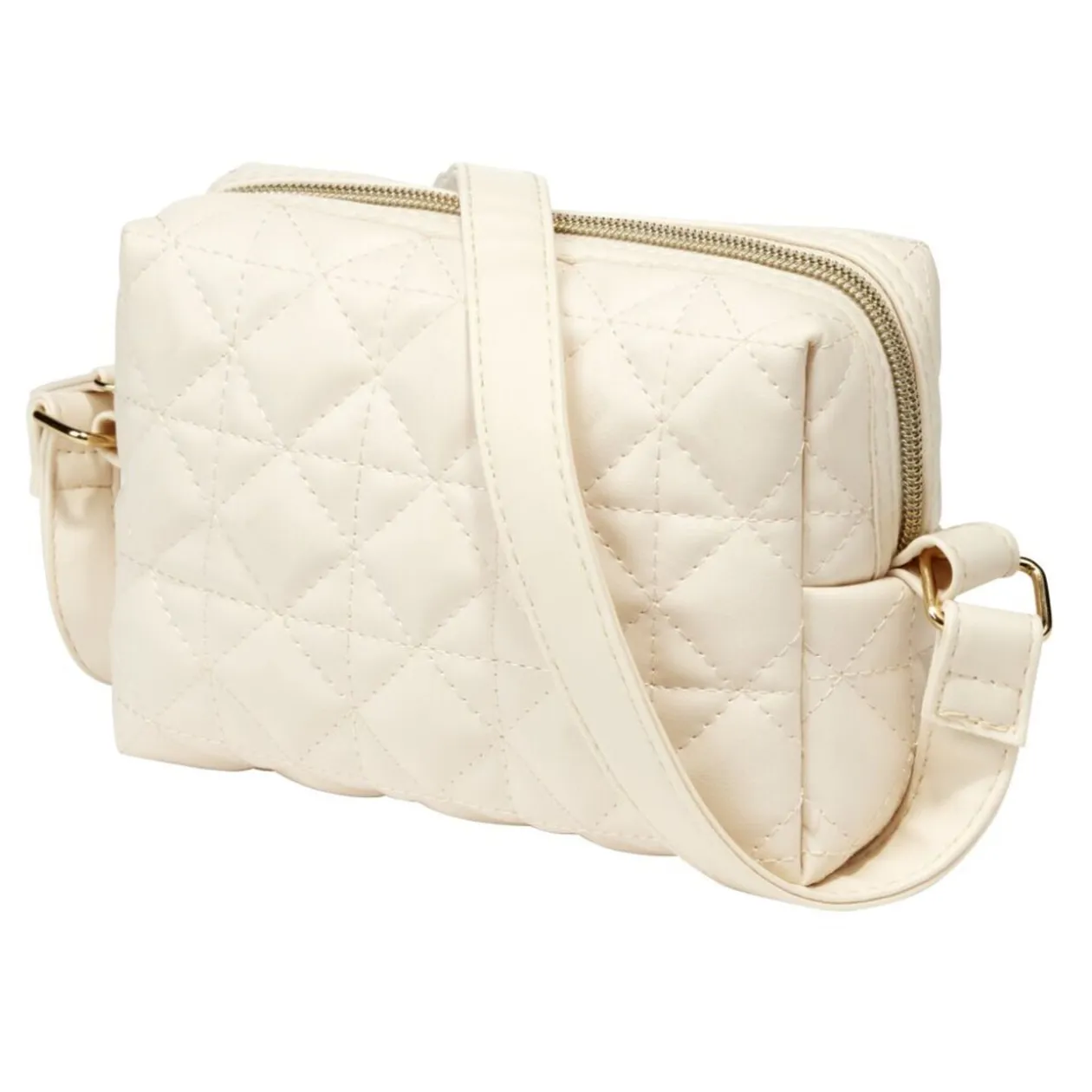 Sac à main bandoulière simili aspect capitonné 16x5,5xH11cm (3 modèles)