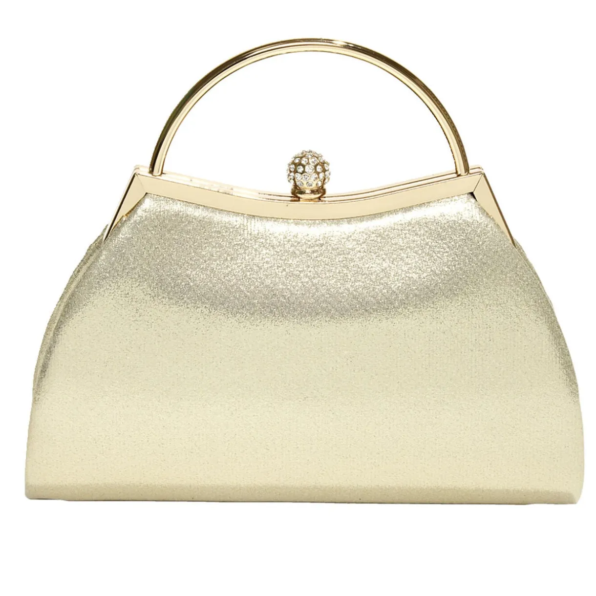 Sac à main pailleté beige 23,8x5,4xH19cm < Gifi