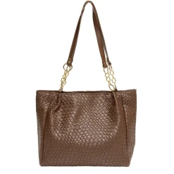Sac à main simili effet croco 31x13xH27cm - 2 modèles marron ou noir < Gifi Best
