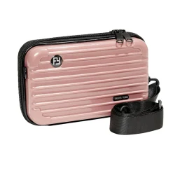 Sac à main valise avec bandoulière amovible noir 18x7xH11cm