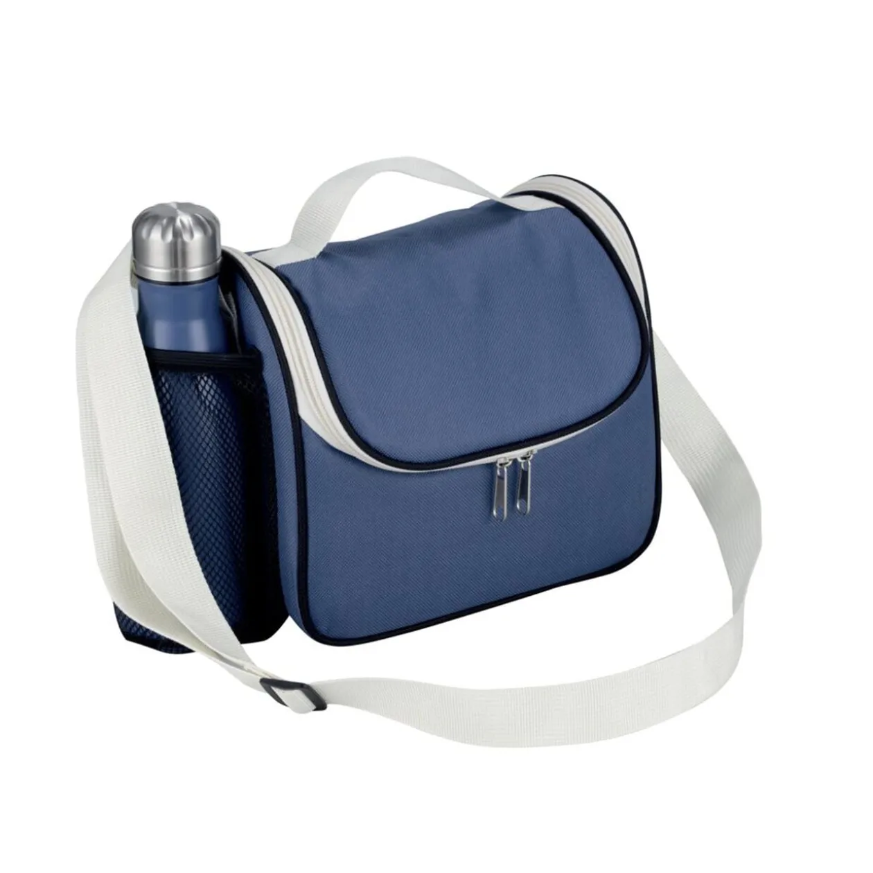 Sac repas isotherme avec boîte alimentaire x3 thermos et pain de glace (2 modèles)