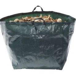 Sacs de jardin verts avec poignées x3 70L 100L 170L