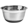 Saladier base antidérapante en inox < Gifi