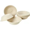 Saladier beige en pulpe de canne à sucre x20 < Gifi Discount