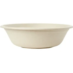 Saladier beige en pulpe de canne à sucre x20 < Gifi Discount