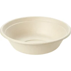Saladier beige en pulpe de canne à sucre x20 < Gifi Discount