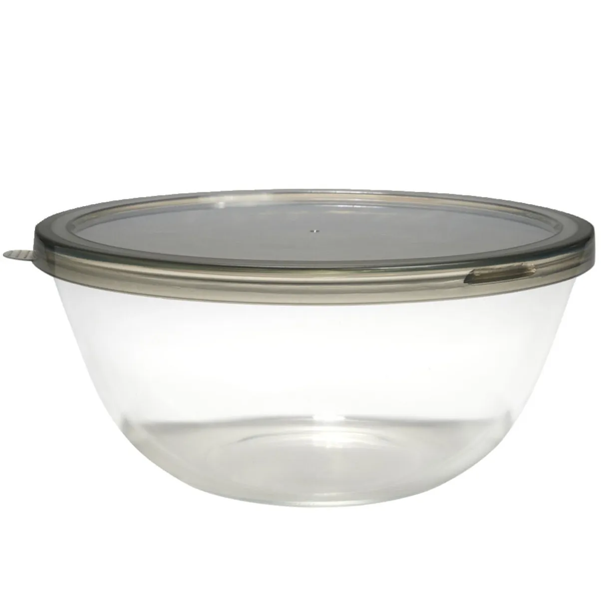 Saladier en verre 4L avec couvercle en plastique < Gifi Clearance