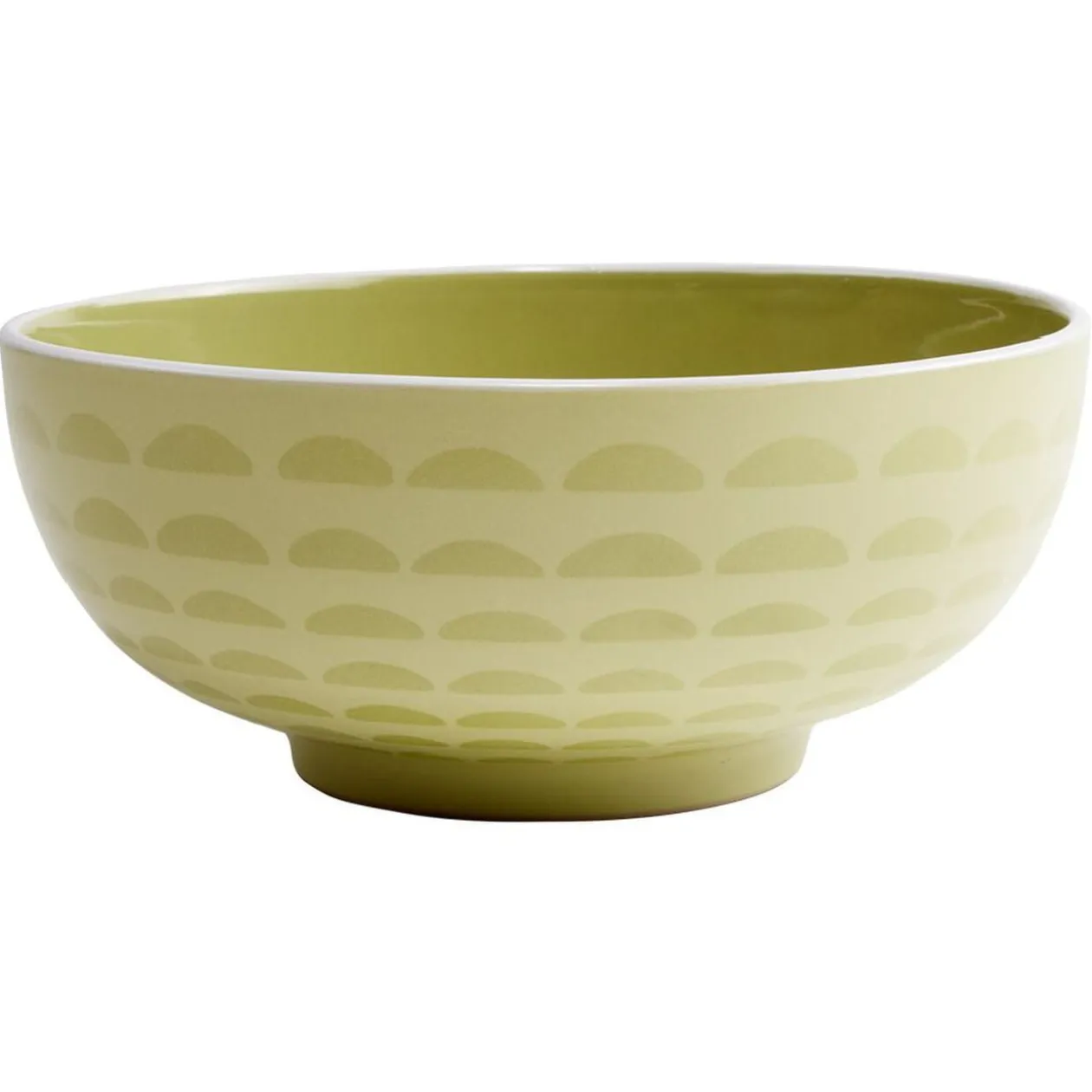 Saladier faïence à motifs Ø20xH8,5cm