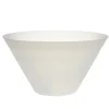 Saladier plastique blanc translucide Ø28xH10 cm