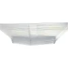Saladier plastique carré transparent 22x22xH6,2 cm x12 < Gifi Discount