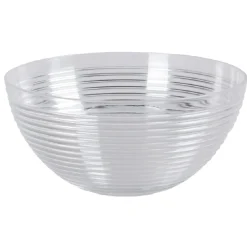 Saladier plastique transparent