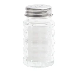 Salière et poivrière de table en verre et inox 50ml < Gifi Outlet