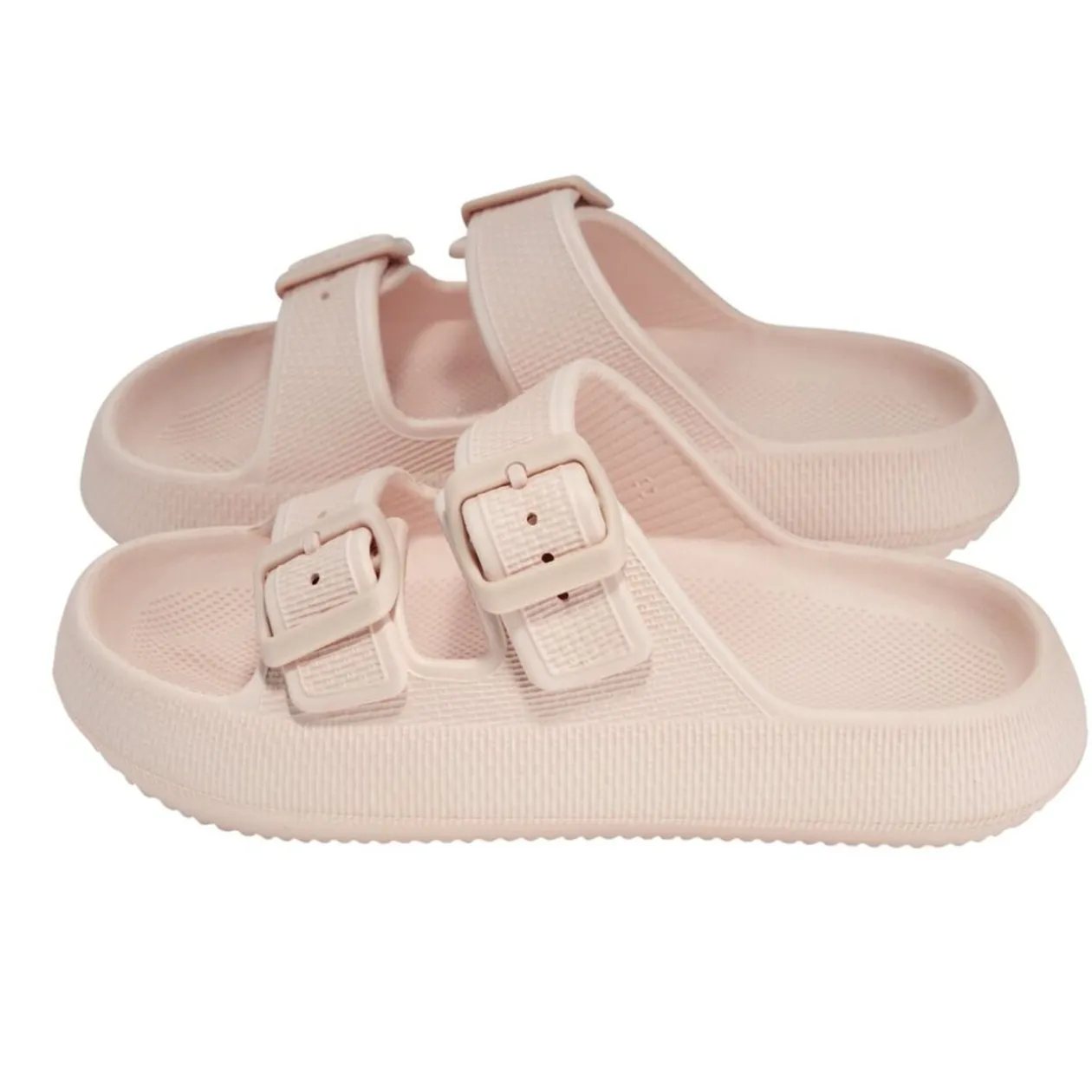 Sandales enfant 2 brides plastique rose 32/33