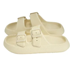 Sandales unisex 2 brides plastique beige 36/37