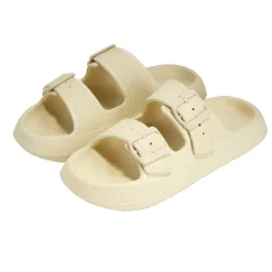 Sandales unisex 2 brides plastique beige 36/37