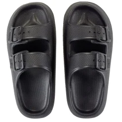 Sandales unisex 2 brides plastique noir 36/37