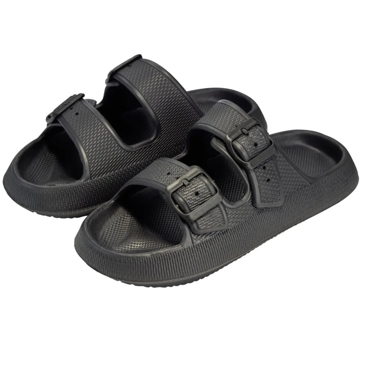 Sandales unisex 2 brides plastique noir 36/37