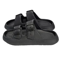 Sandales unisex 2 brides plastique noir 36/37