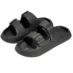 Sandales unisex 2 brides plastique noir 40/41