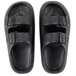 Sandales unisex 2 brides plastique noir 40/41