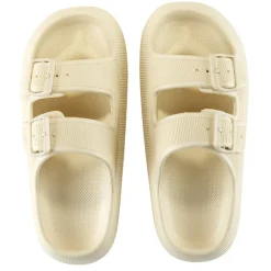 Sandales unisex 2 brides plastique beige 42/43